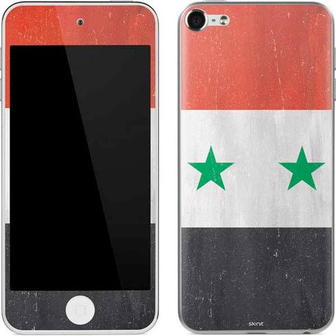 Syria Flag Distressed Apple iPod Skin